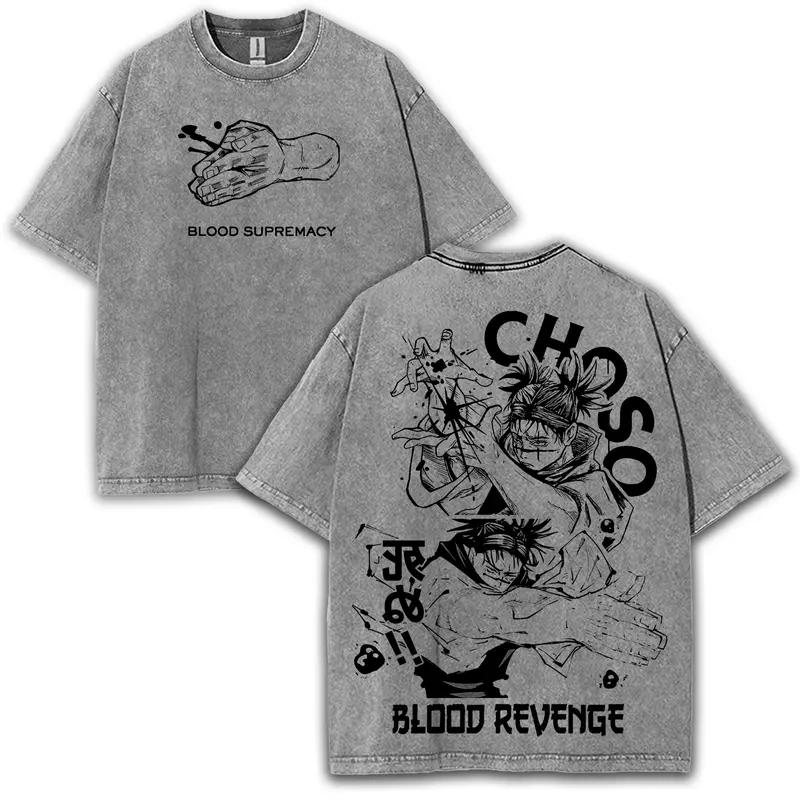 Choso Print T-shirt Anime Jujutsu Kaisen Clothing Men Women Casual Cotton Tshirts Retro Washed T Shirt Harajuku Male Loose Tops S серый
Choso Print T-shirt Anime Jujutsu Kaisen Clothing Men Women Casual Cotton Tshirts Retro Washed T Shirt Harajuku Male Loose Tops S серый
