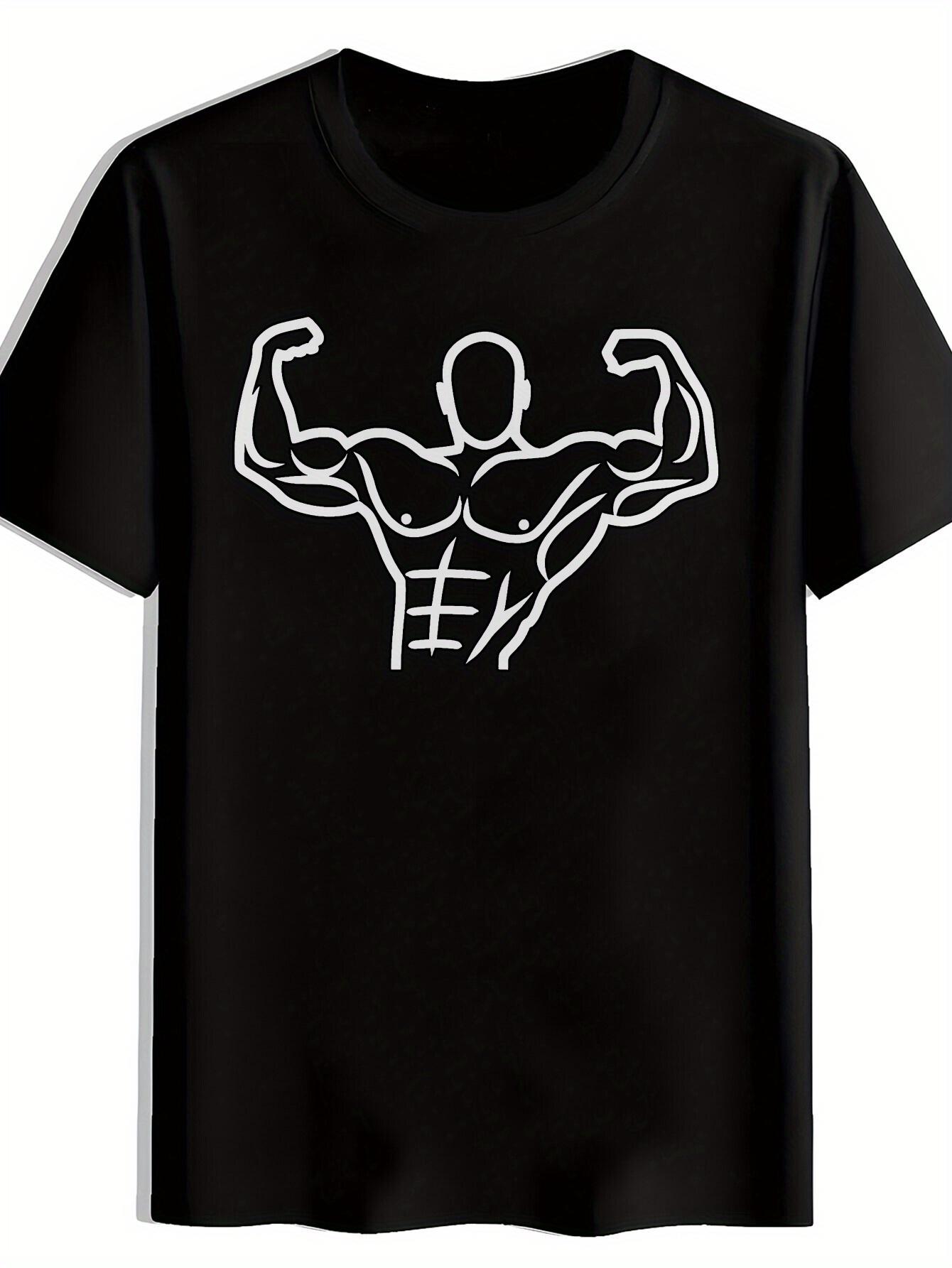 Fitness Motivation T-shirt - Gym Muscle Arms Design - Lightweight Breathable Polyester Shirt for Workout S
Fitness Motivation T-shirt - Gym Muscle Arms Design - Lightweight Breathable Polyester Shirt for Workout S