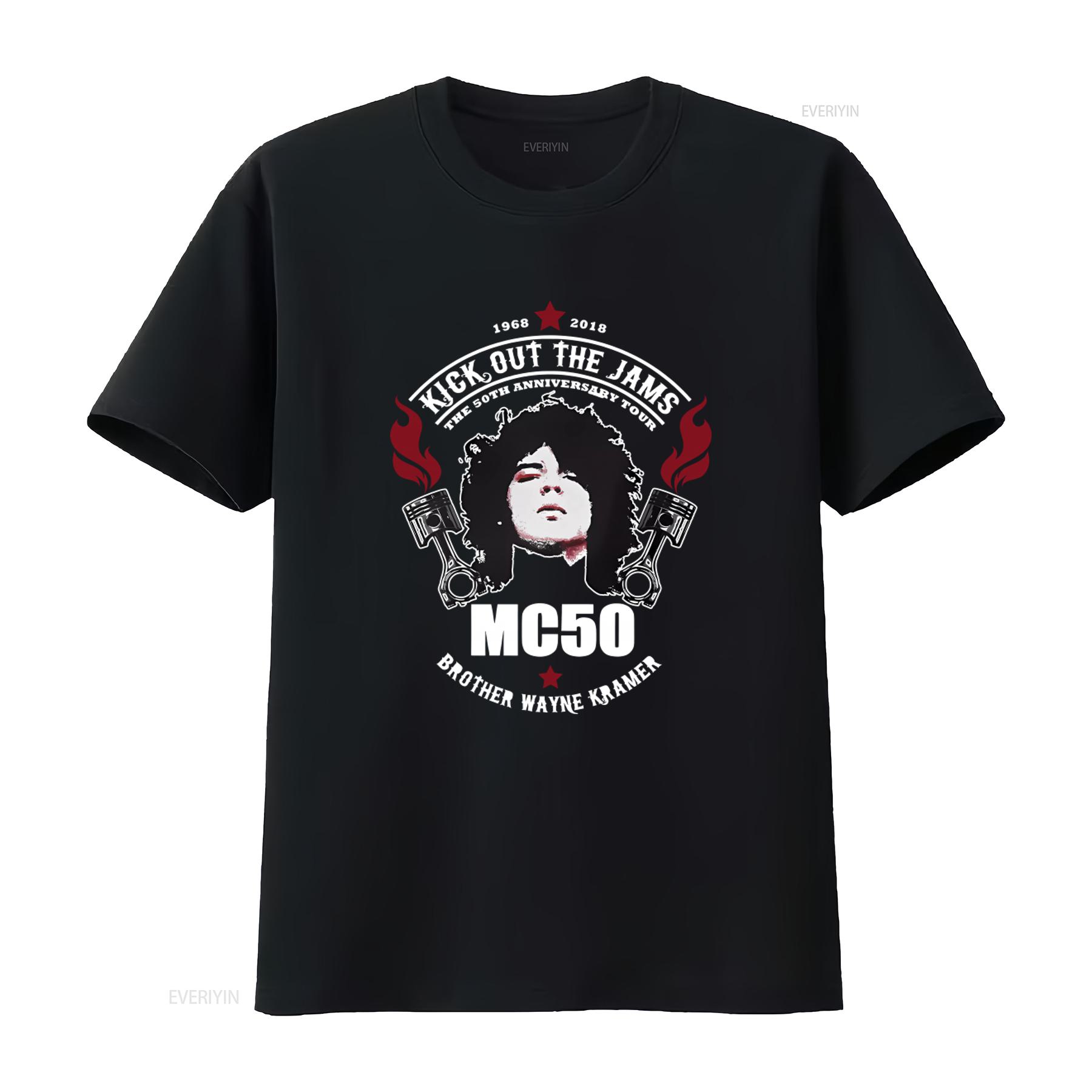 Cotton T Shirt MC5 Kick Out The Jams 50th Anniversary Tour Design with Pistons and Star Motifs vintage Washed Stylish 4XL
Cotton T Shirt MC5 Kick Out The Jams 50th Anniversary Tour Design with Pistons and Star Motifs vintage Washed Stylish 4XL