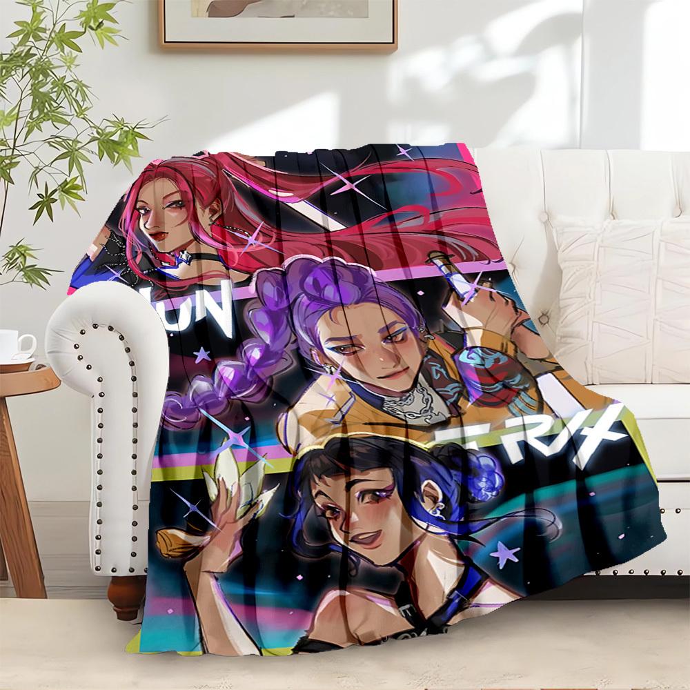 K-POP Anime Girls Group - Four Seasons Soft Warm Blanket - All-Season Thick Knit Polyester Bedspread for Bed, Camping, Travel - Perfect Gift 100x150cm
K-POP Anime Girls Group - Four Seasons Soft Warm Blanket - All-Season Thick Knit Polyester Bedspread for Bed, Camping, Travel - Perfect Gift 100x150cm