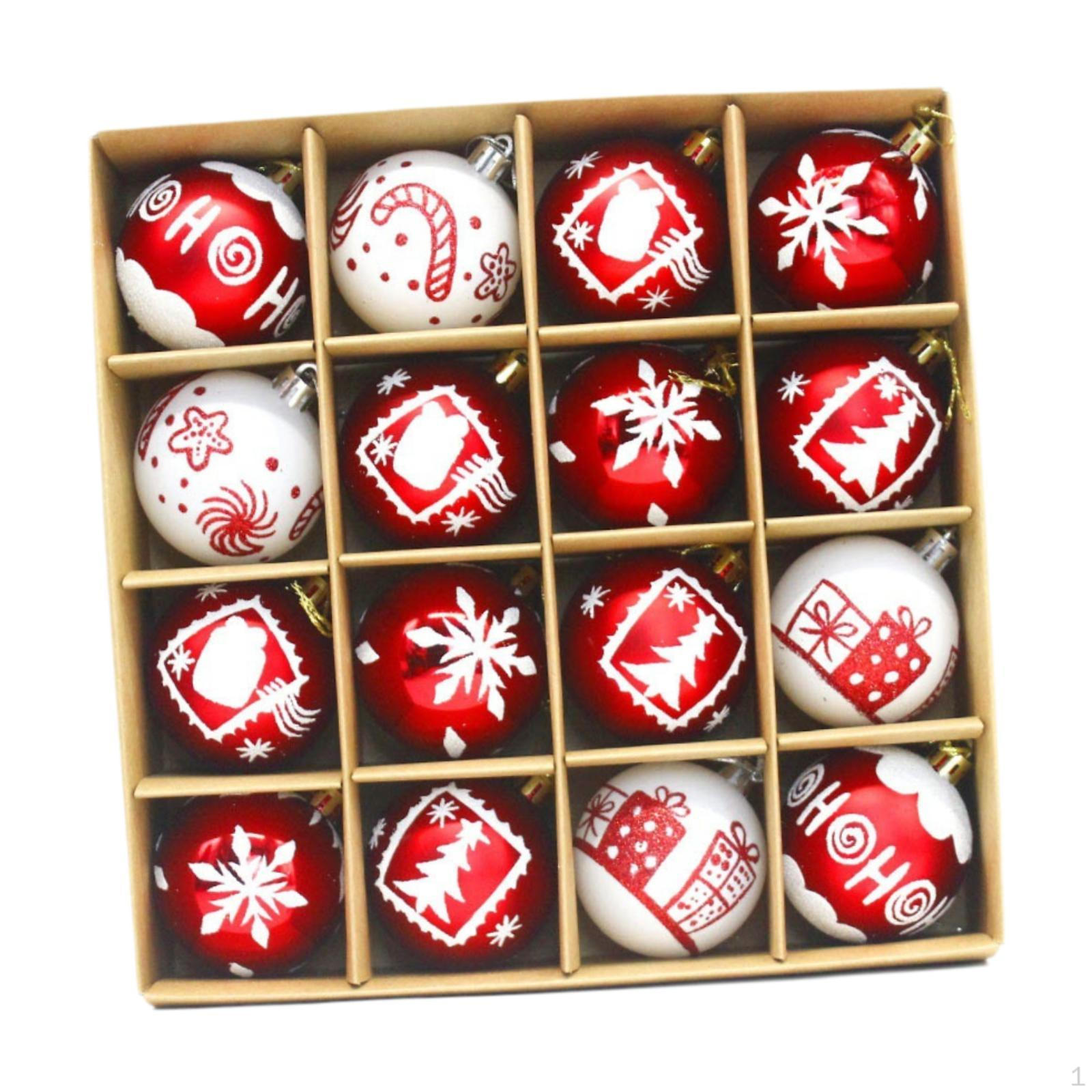 16Pcs Christmas Balls Ornaments Pendants Portable Xmas Baubles Tree Decor for Home
16Pcs Christmas Balls Ornaments Pendants Portable Xmas Baubles Tree Decor for Home
