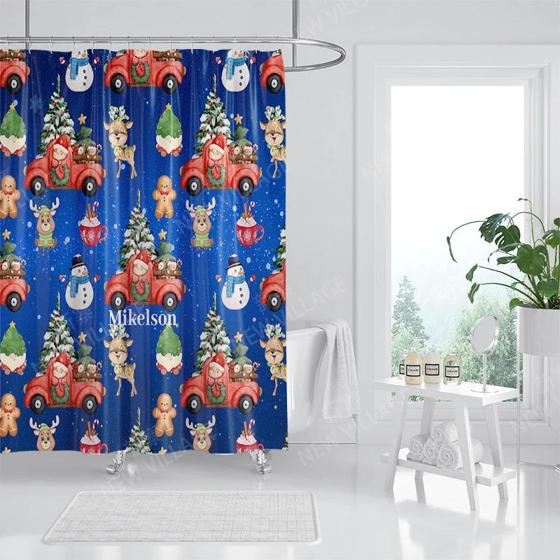 Household Waterproof Fabric Home Shower Curtain Accessories 90X180 Shower Curtain 240 * 200 Christmas Peripheral Shower Curtain W60H190(CM)-1 Pcs
Household Waterproof Fabric Home Shower Curtain Accessories 90X180 Shower Curtain 240 * 200 Christmas Peripheral Shower Curtain W60H190(CM)-1 Pcs