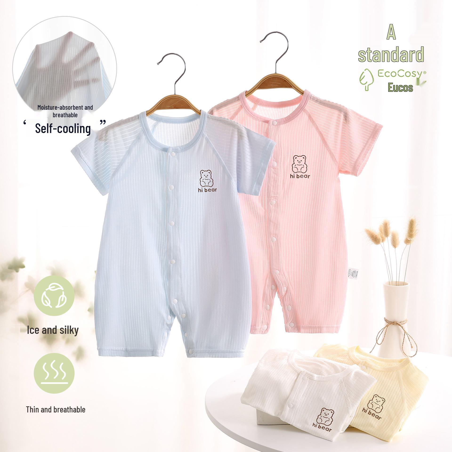 Newborn Modal Short Sleeve Baby Romper - Summer Thin Style for Boys and Girls 73 cm синий
Newborn Modal Short Sleeve Baby Romper - Summer Thin Style for Boys and Girls 73 cm синий