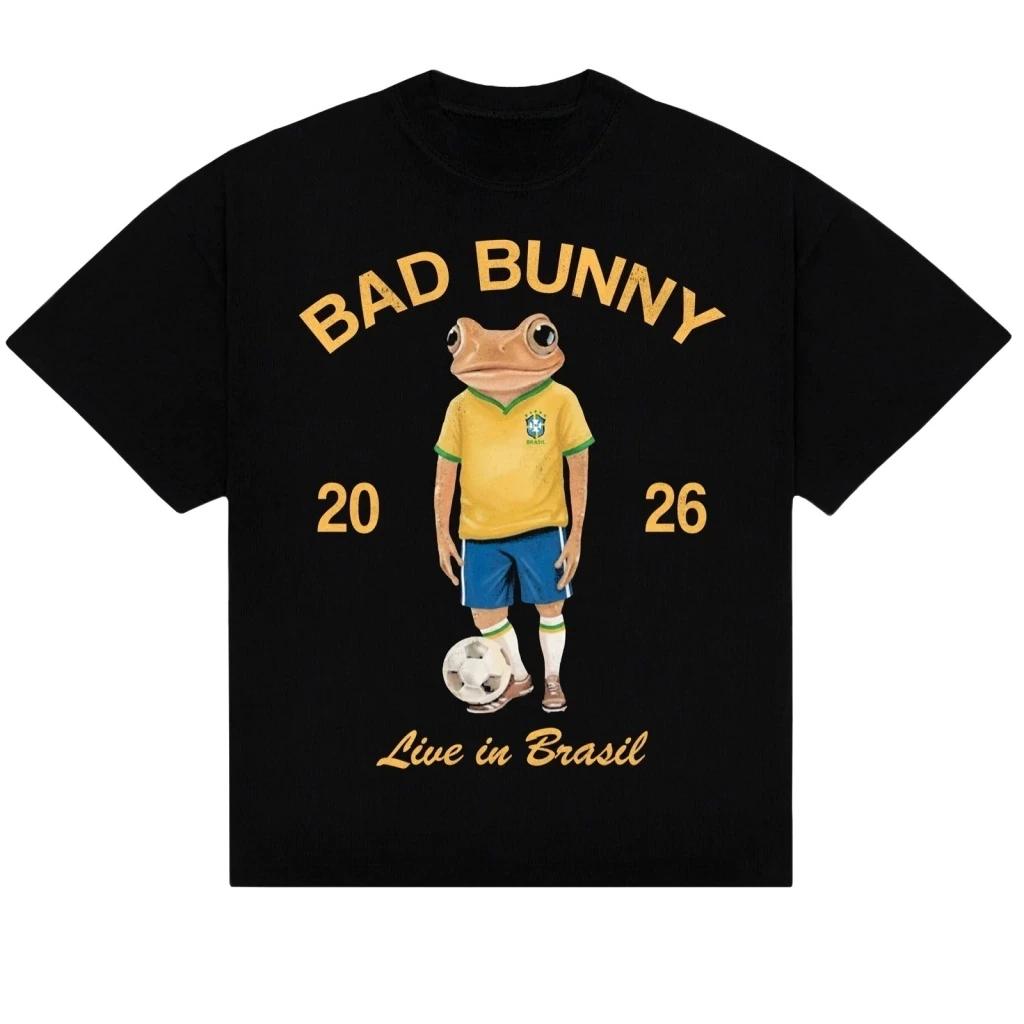 Limited Hip Hop BAD BUNNY T Shirt Unisexs Womens Cotton Tees Ummer Casual Short Sleeve Round Neck Clothing Loose Tops Trend S
Limited Hip Hop BAD BUNNY T Shirt Unisexs Womens Cotton Tees Ummer Casual Short Sleeve Round Neck Clothing Loose Tops Trend S