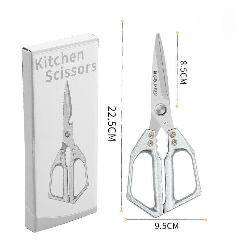 Stainless Steel Kitchen Shears Heavy Duty - Multi Function Poultry Bone Cutter Meat Fish BBQ Food Scissors for Home Use FCM срібний
Stainless Steel Kitchen Shears Heavy Duty - Multi Function Poultry Bone Cutter Meat Fish BBQ Food Scissors for Home Use FCM срібний