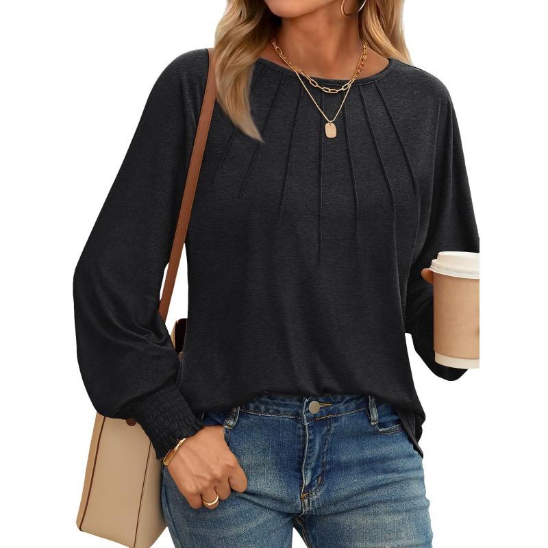 Women s Round Neck Pleated Long Sleeved Casual Top T-shirt XXL бежевий
Women s Round Neck Pleated Long Sleeved Casual Top T-shirt XXL бежевий