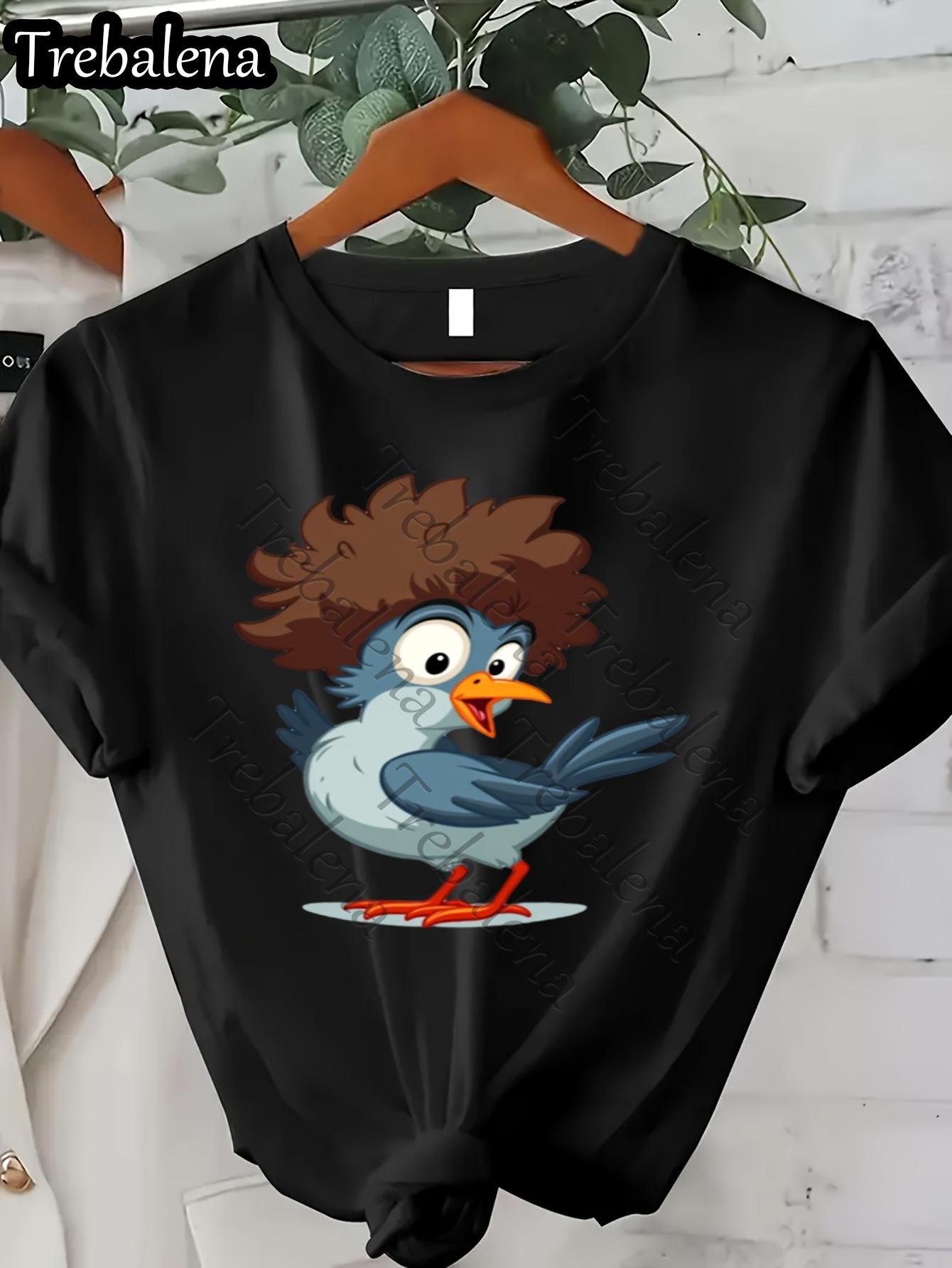 Женская забавная футболка с графикой птицы Милая пушистая птичка с выразительными глазами Мягкая повседневная футболка на каждый день Легкая рубашка для теплой погоды 4XL
Женская забавная футболка с графикой птицы Милая пушистая птичка с выразительными глазами Мягкая повседневная футболка на каждый день Легкая рубашка для теплой погоды 4XL
