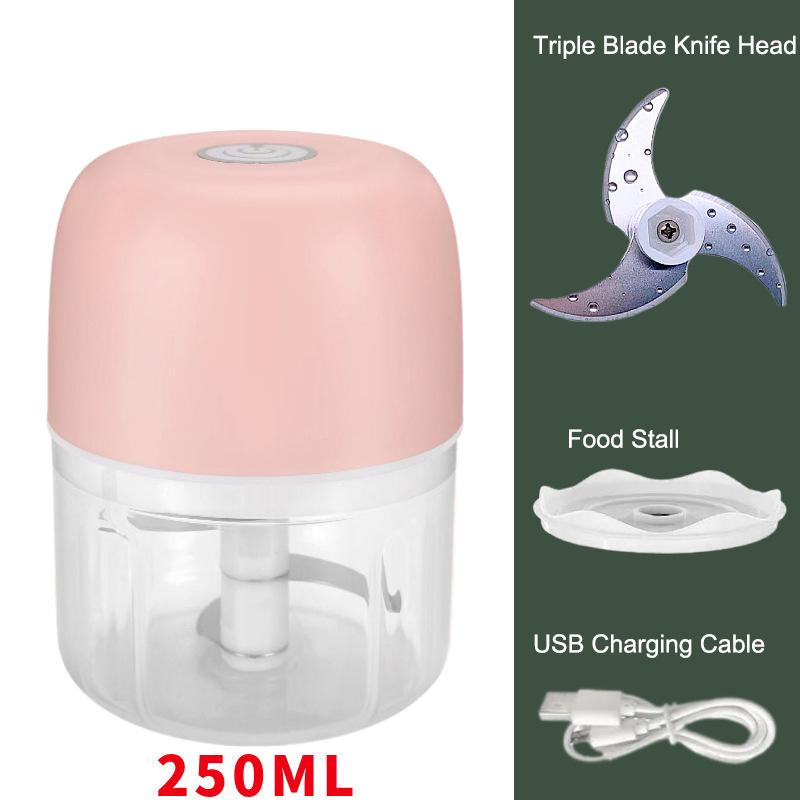 Электрический измельчитель чеснока Перезаряжаемый кухонный комбайн Портативный мини-кухонный комбайн для чеснока, имбиря, чили, овощей розовый
Электрический измельчитель чеснока Перезаряжаемый кухонный комбайн Портативный мини-кухонный комбайн для чеснока, имбиря, чили, овощей розовый