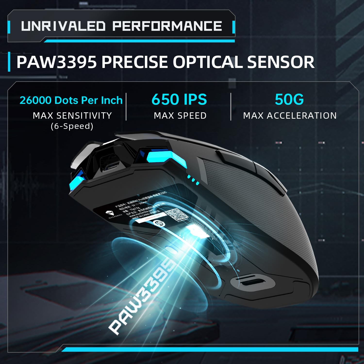 MACHENIKE M7 Pro Wired/2.4G Wireless Mouse PAW3395 Sensor Gaming Working Computer Laptop Mice Black
MACHENIKE M7 Pro Wired/2.4G Wireless Mouse PAW3395 Sensor Gaming Working Computer Laptop Mice Black