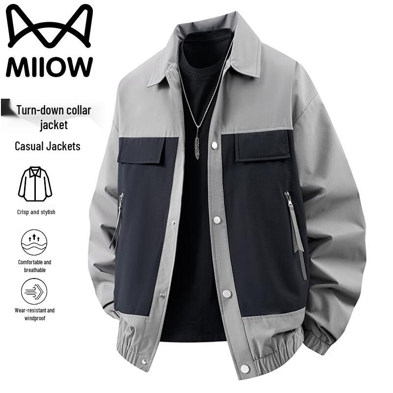Mao Ren Men s Trendy Colorblock Casual Jacket S
Mao Ren Men s Trendy Colorblock Casual Jacket S