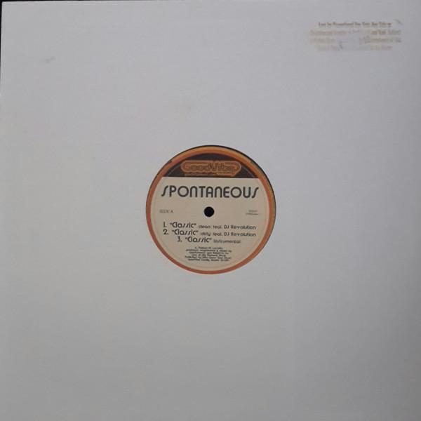 12inch Record SPONTANEOUS - Classic / Crazy GVRS20441 Good Vibe Recor 2002 US Rap & Hip-Hop/R&B Used
12inch Record SPONTANEOUS - Classic / Crazy GVRS20441 Good Vibe Recor 2002 US Rap & Hip-Hop/R&B Used