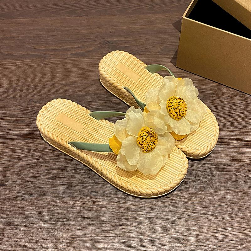 Women s 3D Floral Flat Sandals Boho Braided Flower Flip Flops Lightweight Slide Shoes Summer Non-Slip Slippers Open Toe Beach Dress Shoes for Women 36/37 зелёный
Women s 3D Floral Flat Sandals Boho Braided Flower Flip Flops Lightweight Slide Shoes Summer Non-Slip Slippers Open Toe Beach Dress Shoes for Women 36/37 зелёный