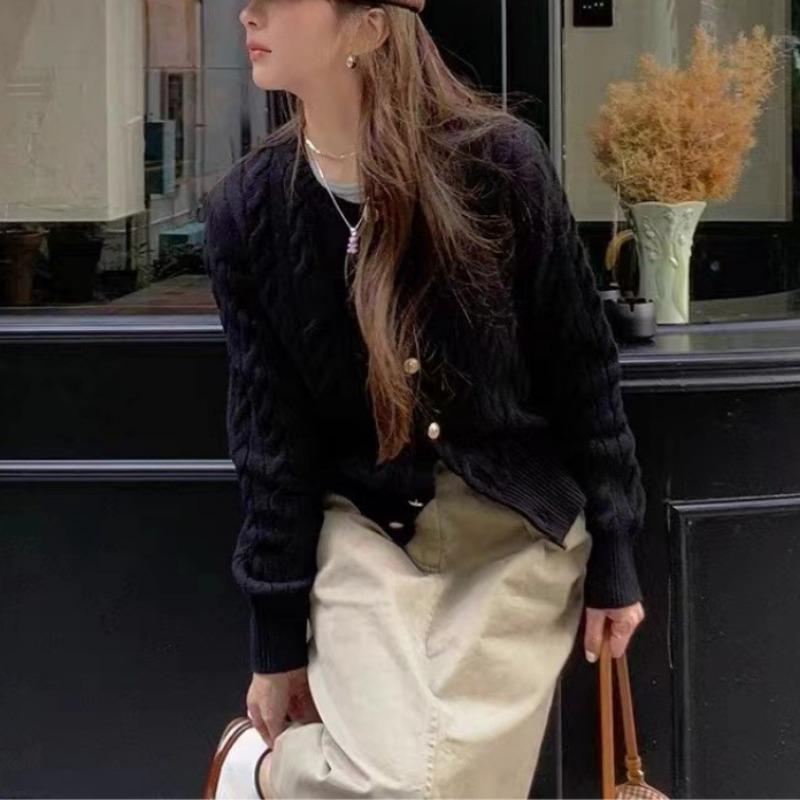 Ретро осень и зима новая мода свободный вязаный кардиган с круглым вырезом и косами женский милый свежий простой свитер-жакет женский One size чёрный
Ретро осень и зима новая мода свободный вязаный кардиган с круглым вырезом и косами женский милый свежий простой свитер-жакет женский One size чёрный