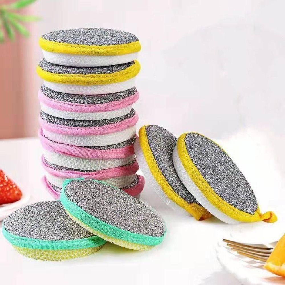 Scouring Pad Wipe The Pot Sponge Reusable Oil-free Dishwashing Cloth Kitchen Dishwashing Sponge green 5pcs
Scouring Pad Wipe The Pot Sponge Reusable Oil-free Dishwashing Cloth Kitchen Dishwashing Sponge green 5pcs