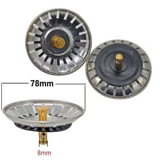 3pc Kitchen Sink Strainer Basin Drain Dopant Sink Strainer Basket Waste Filter 3pc срібний
3pc Kitchen Sink Strainer Basin Drain Dopant Sink Strainer Basket Waste Filter 3pc срібний