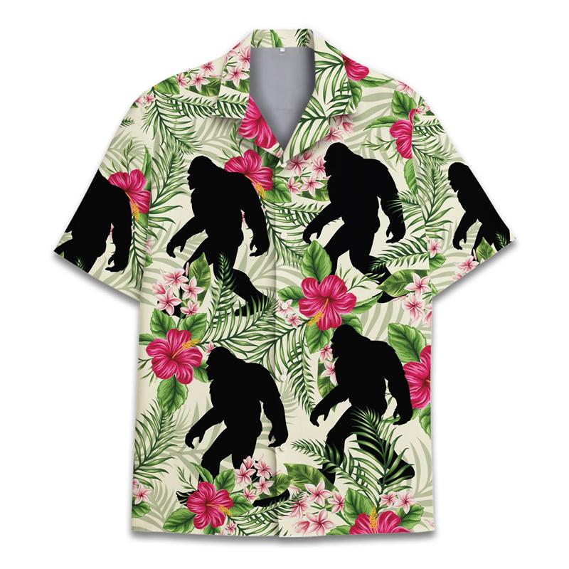 Monkey Orangutan Hawaiian Shirt For Men Summer Holiday Shirts Button Short Sleeve Street Beach Surf Aloha Shirt 5XL
Monkey Orangutan Hawaiian Shirt For Men Summer Holiday Shirts Button Short Sleeve Street Beach Surf Aloha Shirt 5XL