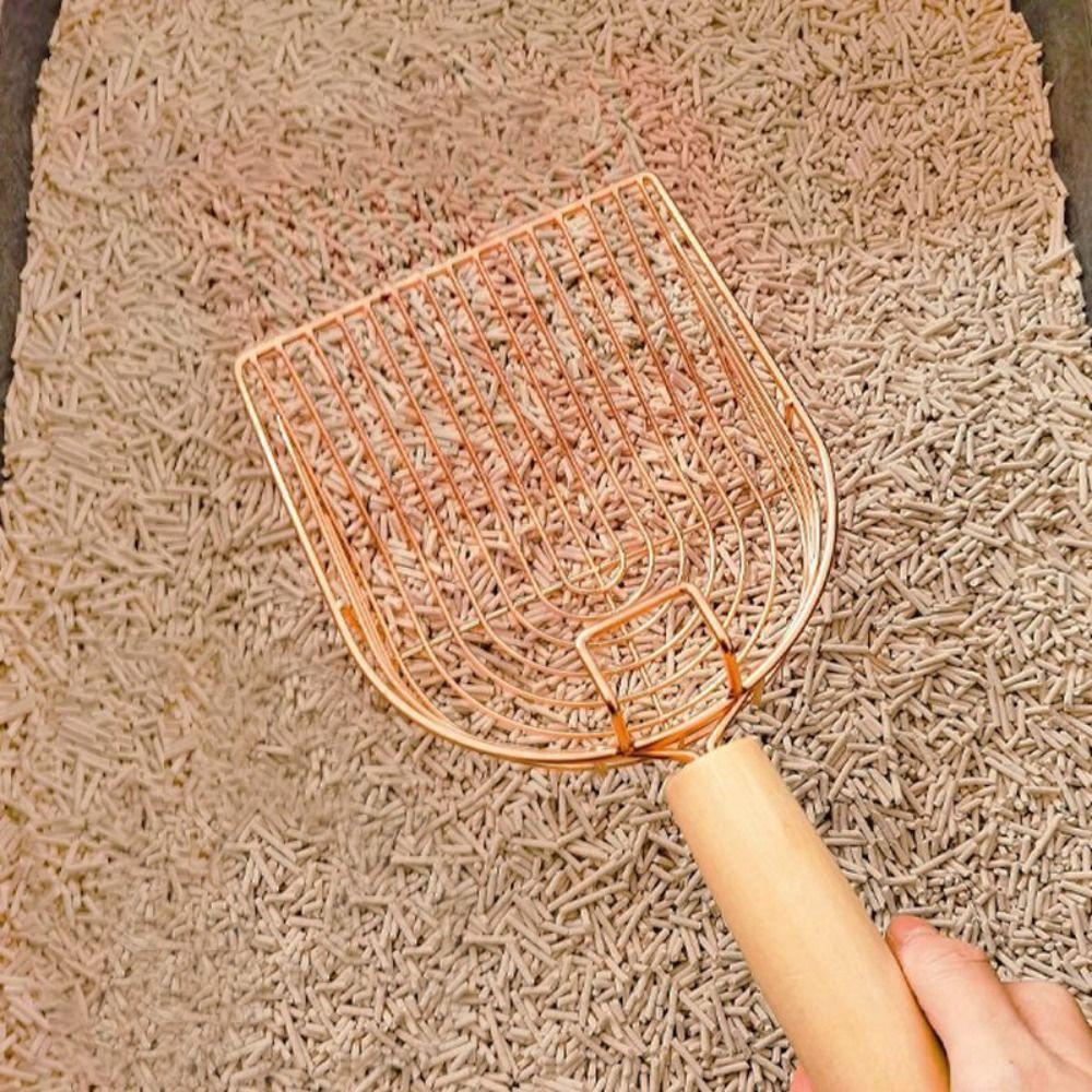 Stainless Steel Cat Litter Sifter Hook Design Cats Litter Metal Scooper Portable Pet Rose Gold
Stainless Steel Cat Litter Sifter Hook Design Cats Litter Metal Scooper Portable Pet Rose Gold