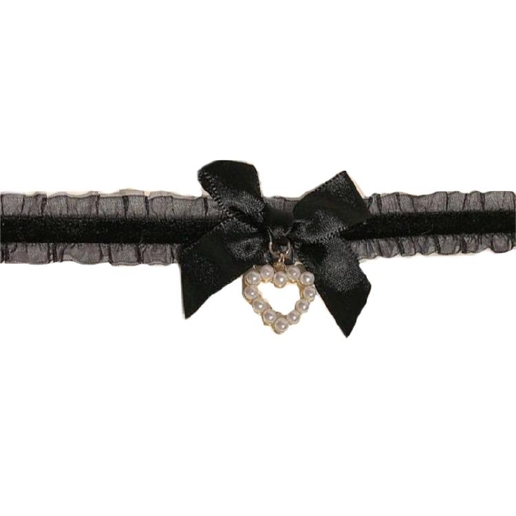 European and American Style Cloth Collar Trend Bowknot Pearls Loves Neck Bands 1
European and American Style Cloth Collar Trend Bowknot Pearls Loves Neck Bands 1