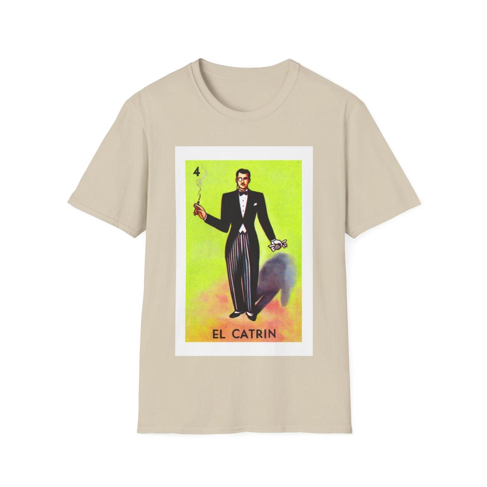 El Catrin Loteria Mexican Bingo T Shirt, Gift, Celebration, Unisex Tee, M
El Catrin Loteria Mexican Bingo T Shirt, Gift, Celebration, Unisex Tee, M