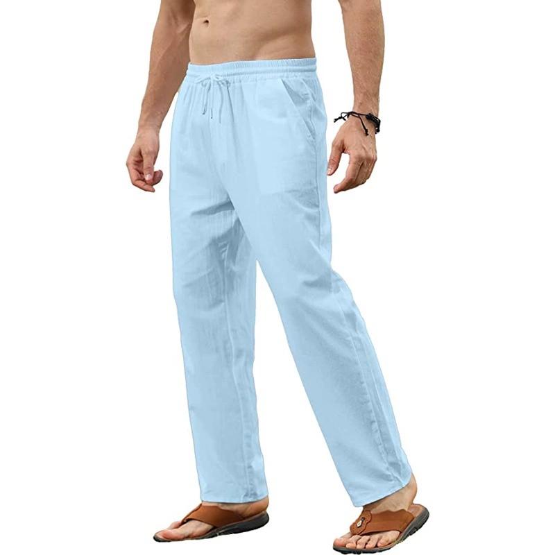Men s Cotton Linen Pants Loose Breathable Casual Solid Color Long Pants Large Size Streetwear Fitness Lightweight Yoga Trousers 3XL небо синє кольору
Men s Cotton Linen Pants Loose Breathable Casual Solid Color Long Pants Large Size Streetwear Fitness Lightweight Yoga Trousers 3XL небо синє кольору