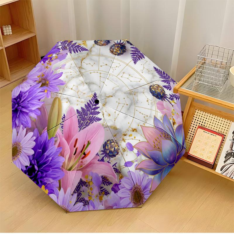 Floral Butterfly Umbrella Design 1 Theme Automatic Umbrella Compact 8-Rib Design Sturdy Construction Durable Umbrella Stylish Accessory
Floral Butterfly Umbrella Design 1 Theme Automatic Umbrella Compact 8-Rib Design Sturdy Construction Durable Umbrella Stylish Accessory