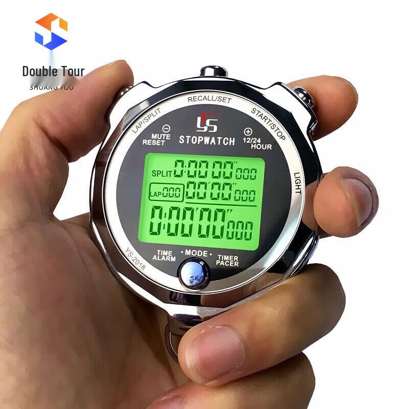 Luminous Digital Stopwatch with 100 Lap Memory
Luminous Digital Stopwatch with 100 Lap Memory