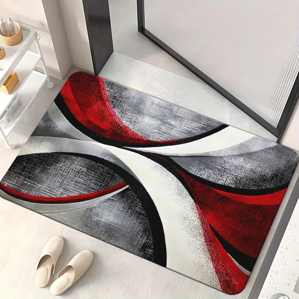 Abstract Wave Doormat 1pc – Red Gray White Modern Art Design, Sleek Indoor Floor Mat for Entryway and Living Room 40x60cm16x24in
Abstract Wave Doormat 1pc – Red Gray White Modern Art Design, Sleek Indoor Floor Mat for Entryway and Living Room 40x60cm16x24in