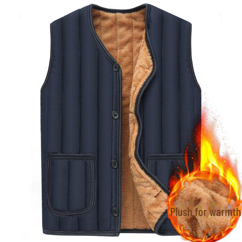 Мужской костюм большого размера на шерстяной подкладке с бархатным жилетом, утолщенный хлопковый жилет для людей среднего и пожилого возраста 4XL (For 160-190 kg)
Мужской костюм большого размера на шерстяной подкладке с бархатным жилетом, утолщенный хлопковый жилет для людей среднего и пожилого возраста 4XL (For 160-190 kg)