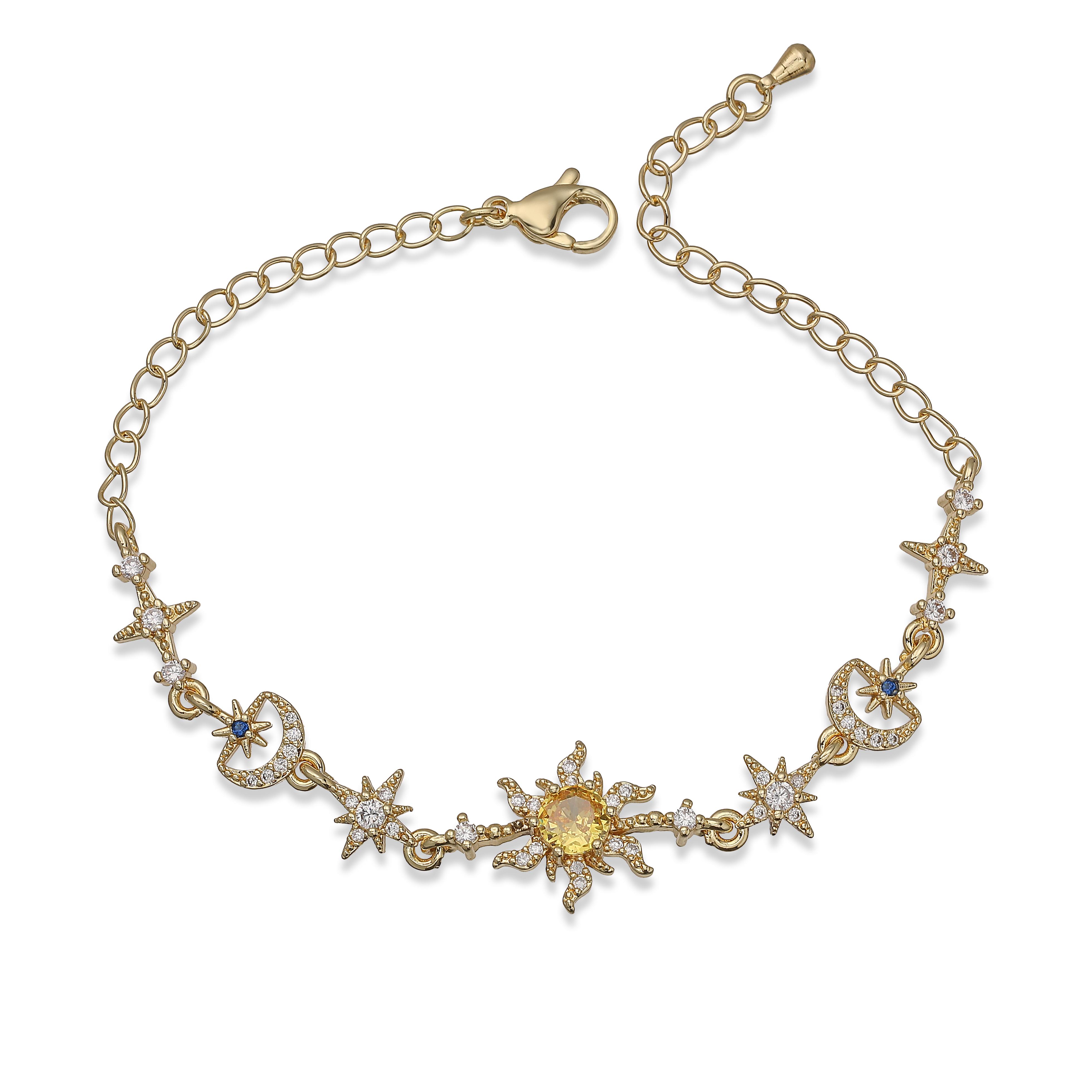 HECHENG,Sparkling Star Champagne-Colored Zircon Bracelet/Necklace Women s Minimalist Luxury Banquet Party Accessories Other
HECHENG,Sparkling Star Champagne-Colored Zircon Bracelet/Necklace Women s Minimalist Luxury Banquet Party Accessories Other