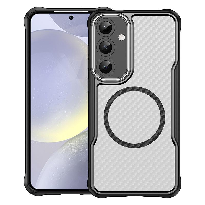 Samsung Galaxy S24 Plus Case, Magnetic Carbon Fiber Transparent Phone Case Cover for Samsung Galaxy S24 Plus чёрный
Samsung Galaxy S24 Plus Case, Magnetic Carbon Fiber Transparent Phone Case Cover for Samsung Galaxy S24 Plus чёрный