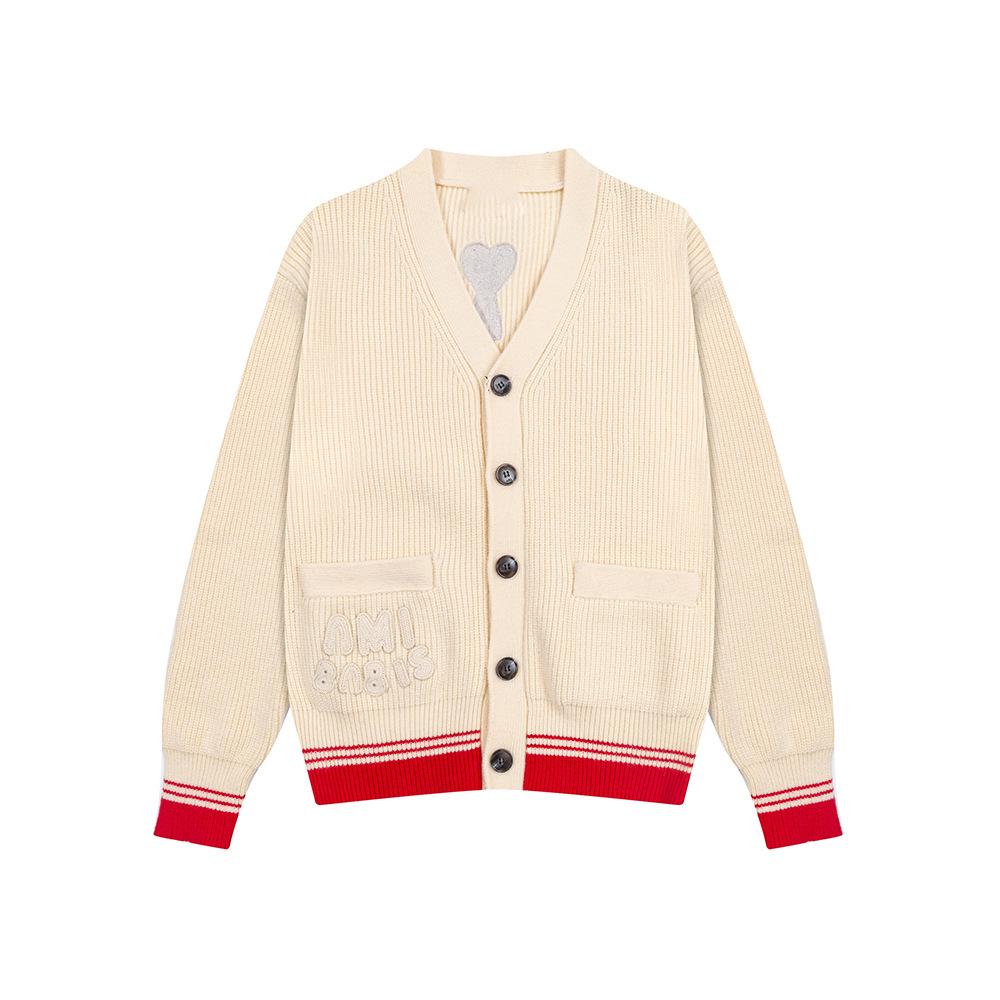 Unisex Knit Cardigan with Stripes, Heart & Logo XL
Unisex Knit Cardigan with Stripes, Heart & Logo XL