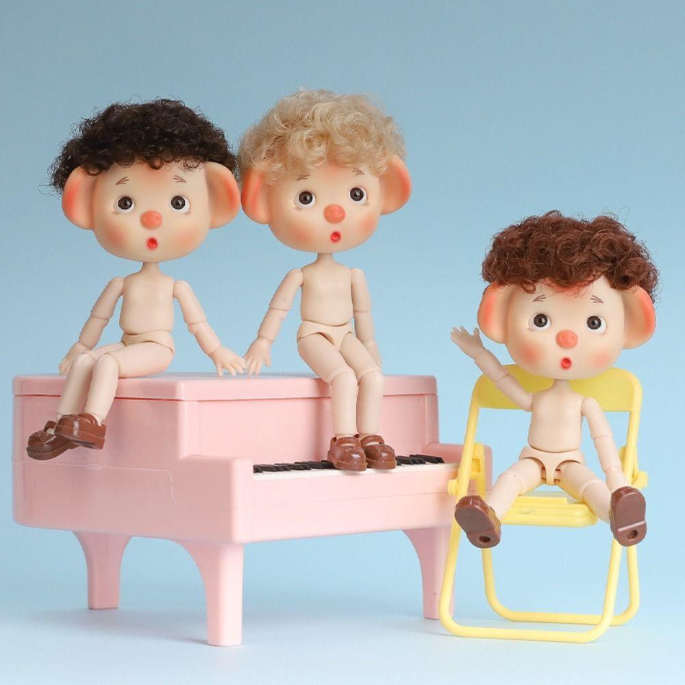 Toys 1/12 BJD Movable Joint Doll Body Beautiful Doll Head with Hair Nude 12 Ball Jointed Doll Gift Style 7
Toys 1/12 BJD Movable Joint Doll Body Beautiful Doll Head with Hair Nude 12 Ball Jointed Doll Gift Style 7