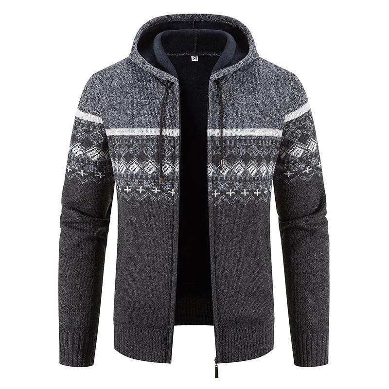 2025 Men s Hooded Knitted Sweater - Warm, Loose-Fit, Printed Fashion for Autumn/Winter XL темно-сірий
2025 Men s Hooded Knitted Sweater - Warm, Loose-Fit, Printed Fashion for Autumn/Winter XL темно-сірий
