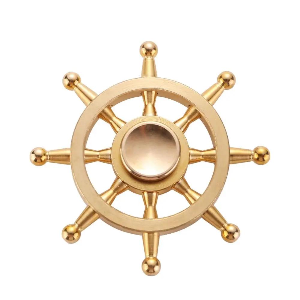 Solid Brass Rudder Gyro Handmade Brass Craft Rudder Gyro Ornaments Detachable Hand Finger Spinner Ornaments Focus медный
Solid Brass Rudder Gyro Handmade Brass Craft Rudder Gyro Ornaments Detachable Hand Finger Spinner Ornaments Focus медный