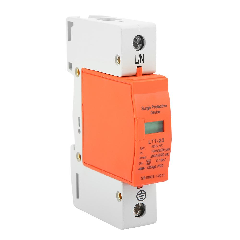 1P 10kA 20kA 420vAC House Surge Protective Low voltage Arrester Device
1P 10kA 20kA 420vAC House Surge Protective Low voltage Arrester Device