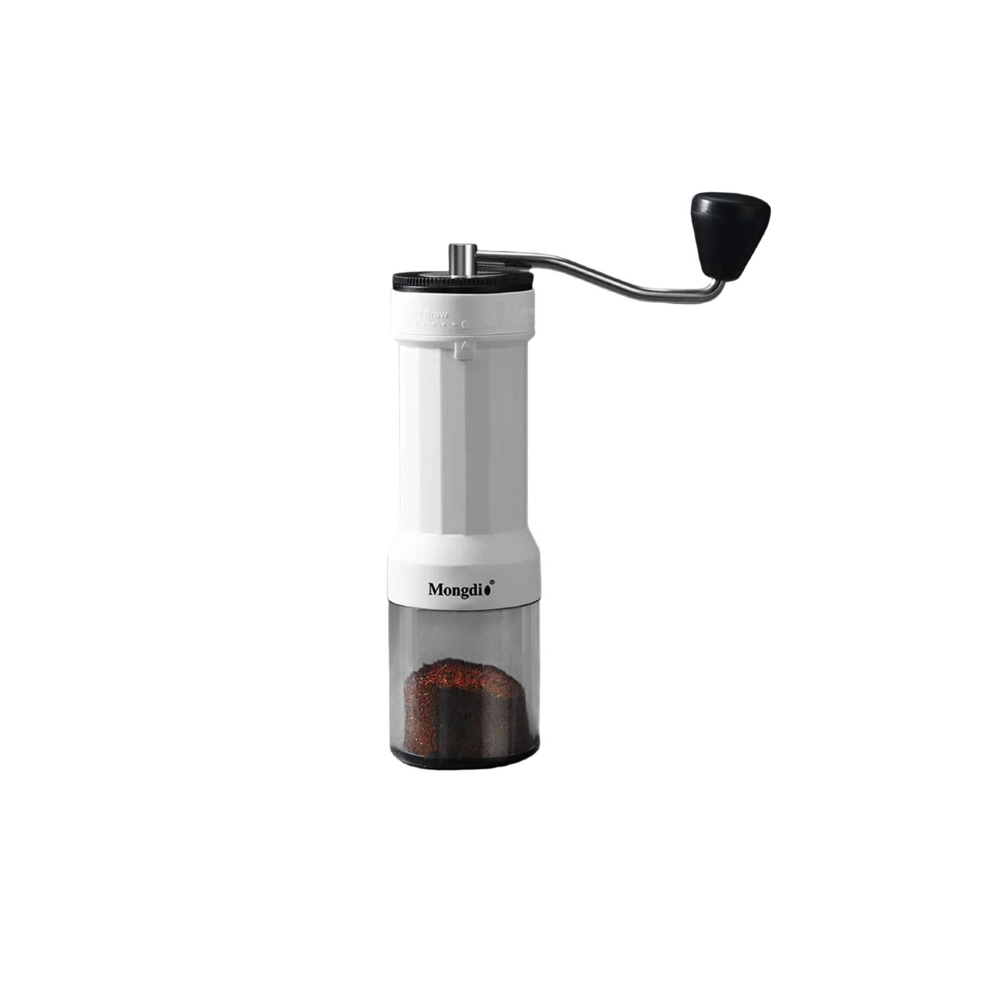 Mongdio Hand-Crank Coffee Grinder with External 40-Level Adjustable Coffee Bean Grinding Machine, Pour-Over Coffee Grinding Machine білий
Mongdio Hand-Crank Coffee Grinder with External 40-Level Adjustable Coffee Bean Grinding Machine, Pour-Over Coffee Grinding Machine білий