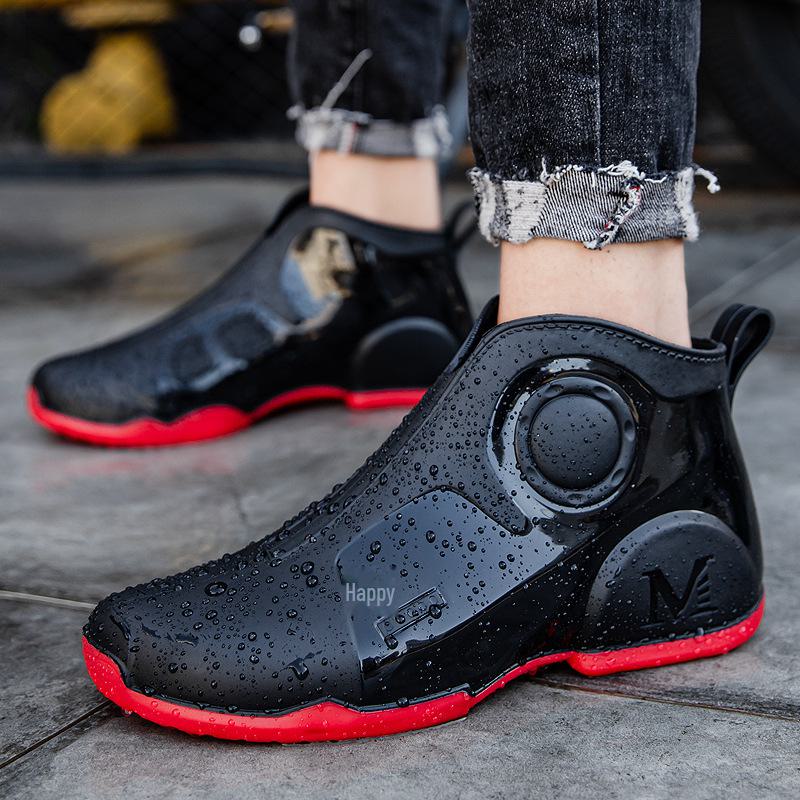 Мужские водонепроницаемые короткие резиновые сапоги на два ношения — модный стиль, износостойкие, идеально подходят для работы на открытом воздухе, кухни, автомойки. 43
Мужские водонепроницаемые короткие резиновые сапоги на два ношения — модный стиль, износостойкие, идеально подходят для работы на открытом воздухе, кухни, автомойки. 43