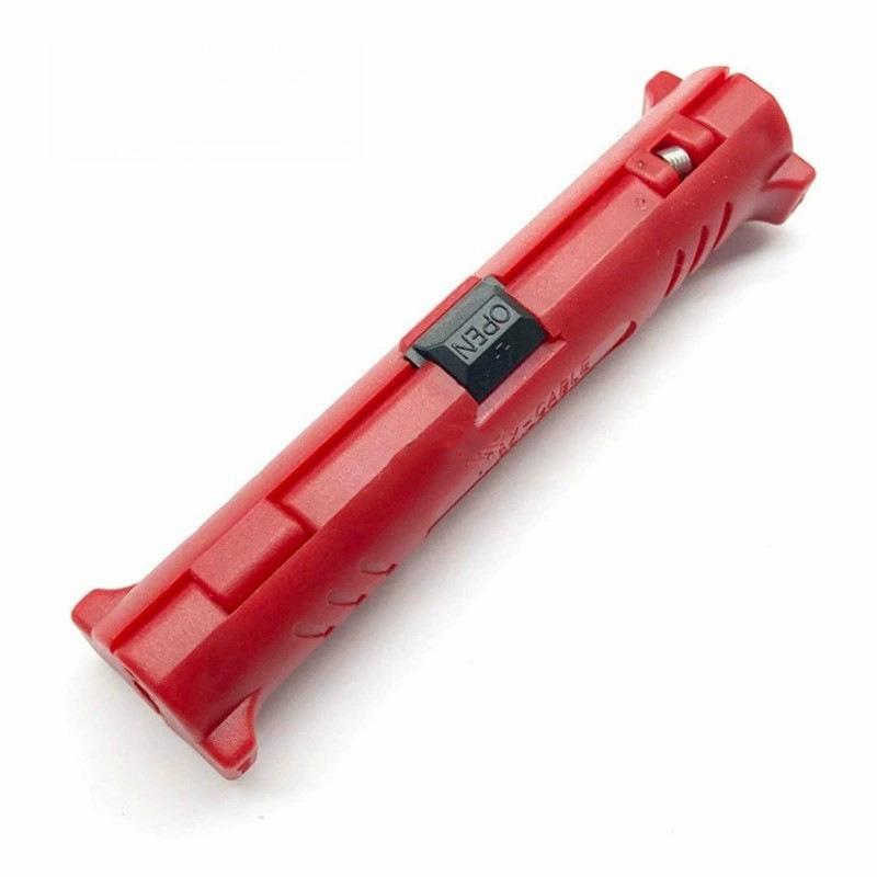 Automatic Dual-Blade Wire Stripper - Multi-function Coaxial Cable & Network Cable Cutter - RG59/RG6/RG11 Stripping Tool for Electrician
Automatic Dual-Blade Wire Stripper - Multi-function Coaxial Cable & Network Cable Cutter - RG59/RG6/RG11 Stripping Tool for Electrician