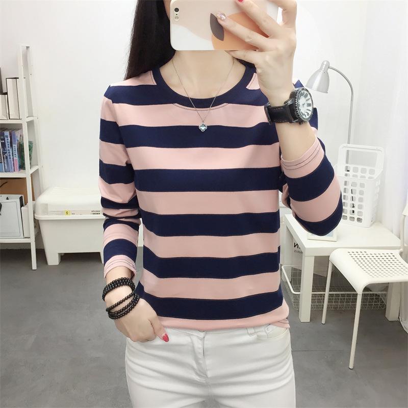 Свободная повседневная женская футболка в полоску с длинным рукавом 2024 года — универсальный нишевый дизайн на весну и осень 4XL (160-180 jin)
Свободная повседневная женская футболка в полоску с длинным рукавом 2024 года — универсальный нишевый дизайн на весну и осень 4XL (160-180 jin)
