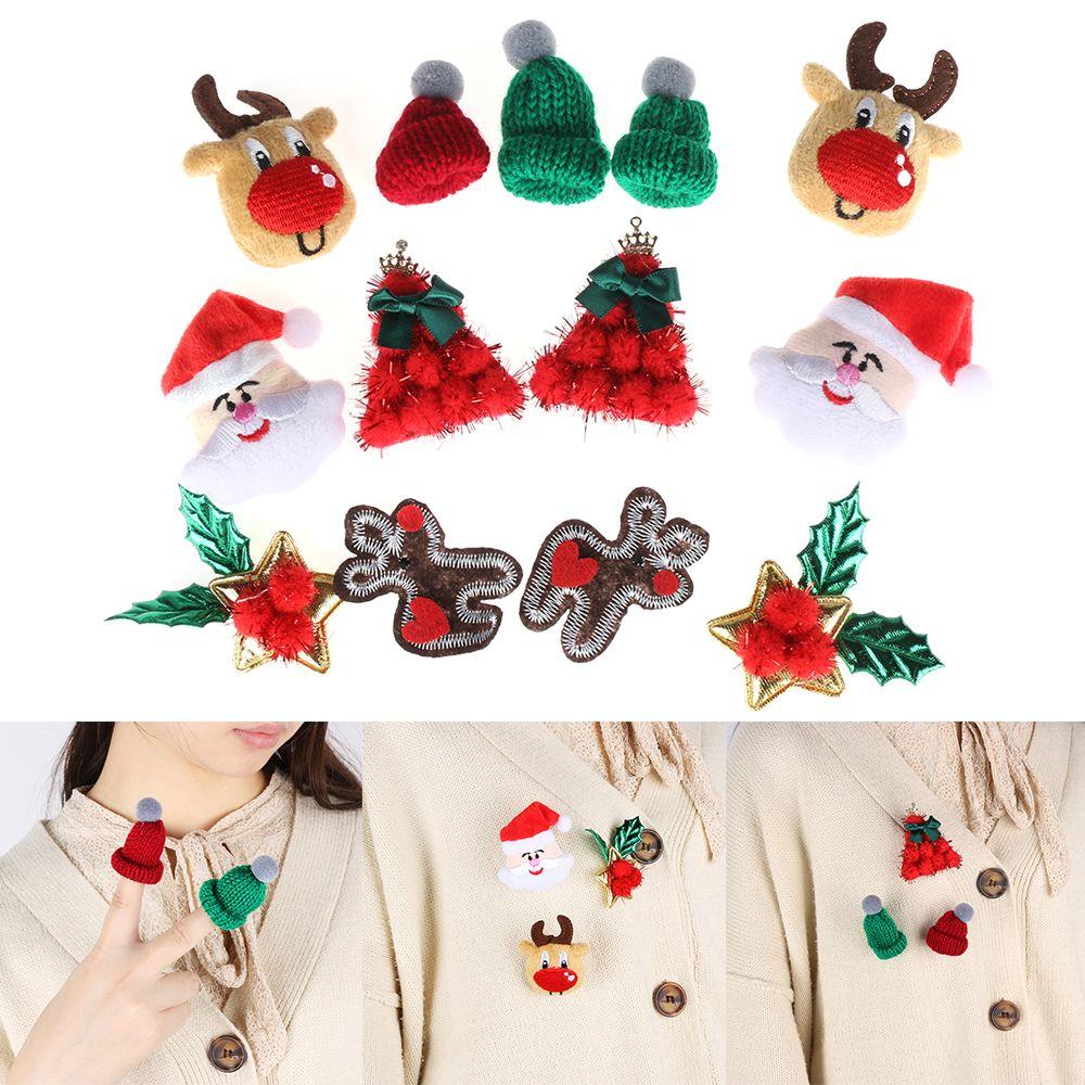 5PCS/set Fashion Jewelry DIY craft Sweater Badge Snowman Plush Hat Accessories Christmas Ornament
5PCS/set Fashion Jewelry DIY craft Sweater Badge Snowman Plush Hat Accessories Christmas Ornament