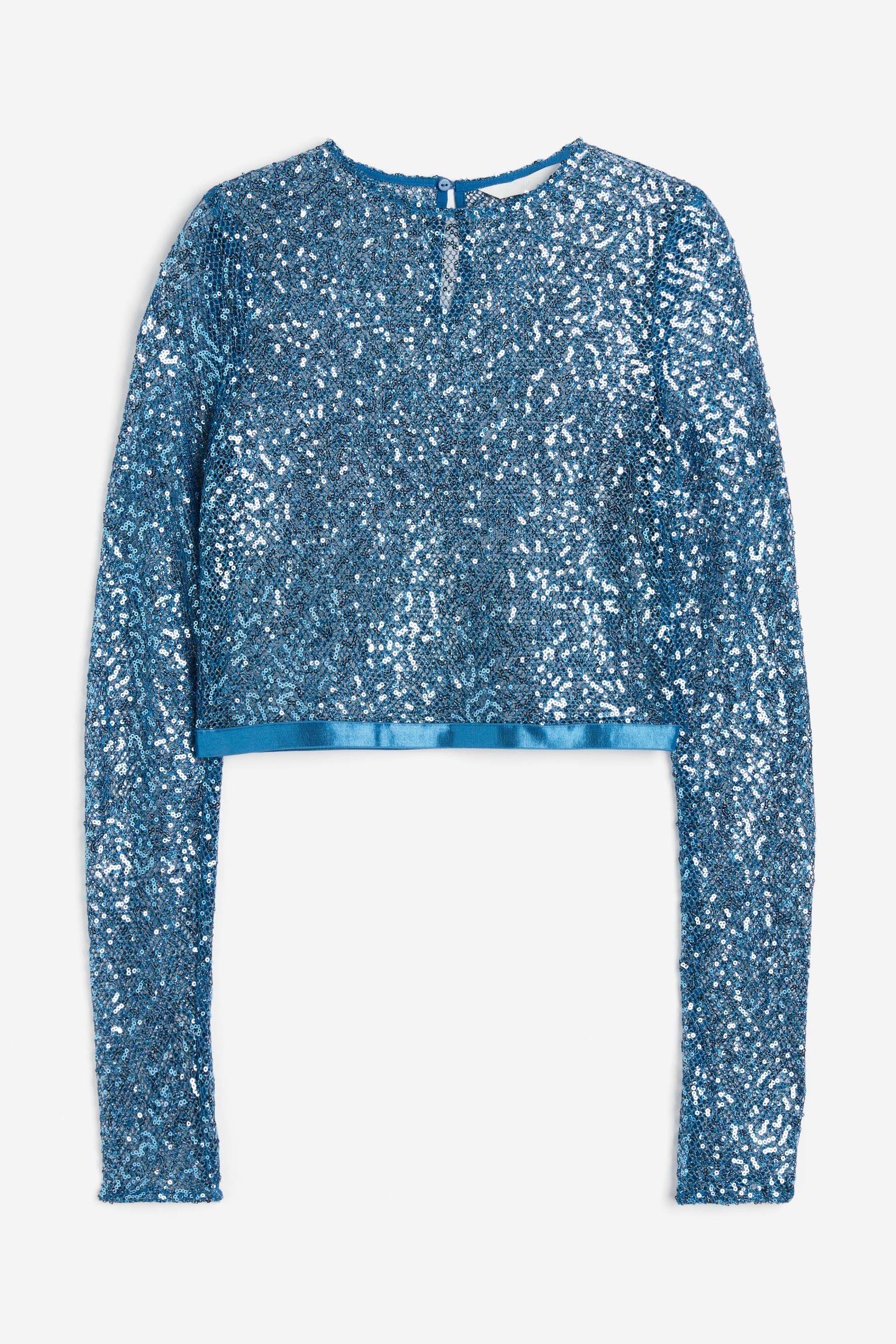 Sequined cropped top 
Sequined cropped top