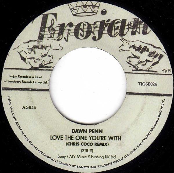 7inch Record DAWN PENN - Love The One You re With TJGSE024 Trojan Records 2005 UK Reggae, Ska & Dub Used
7inch Record DAWN PENN - Love The One You re With TJGSE024 Trojan Records 2005 UK Reggae, Ska & Dub Used