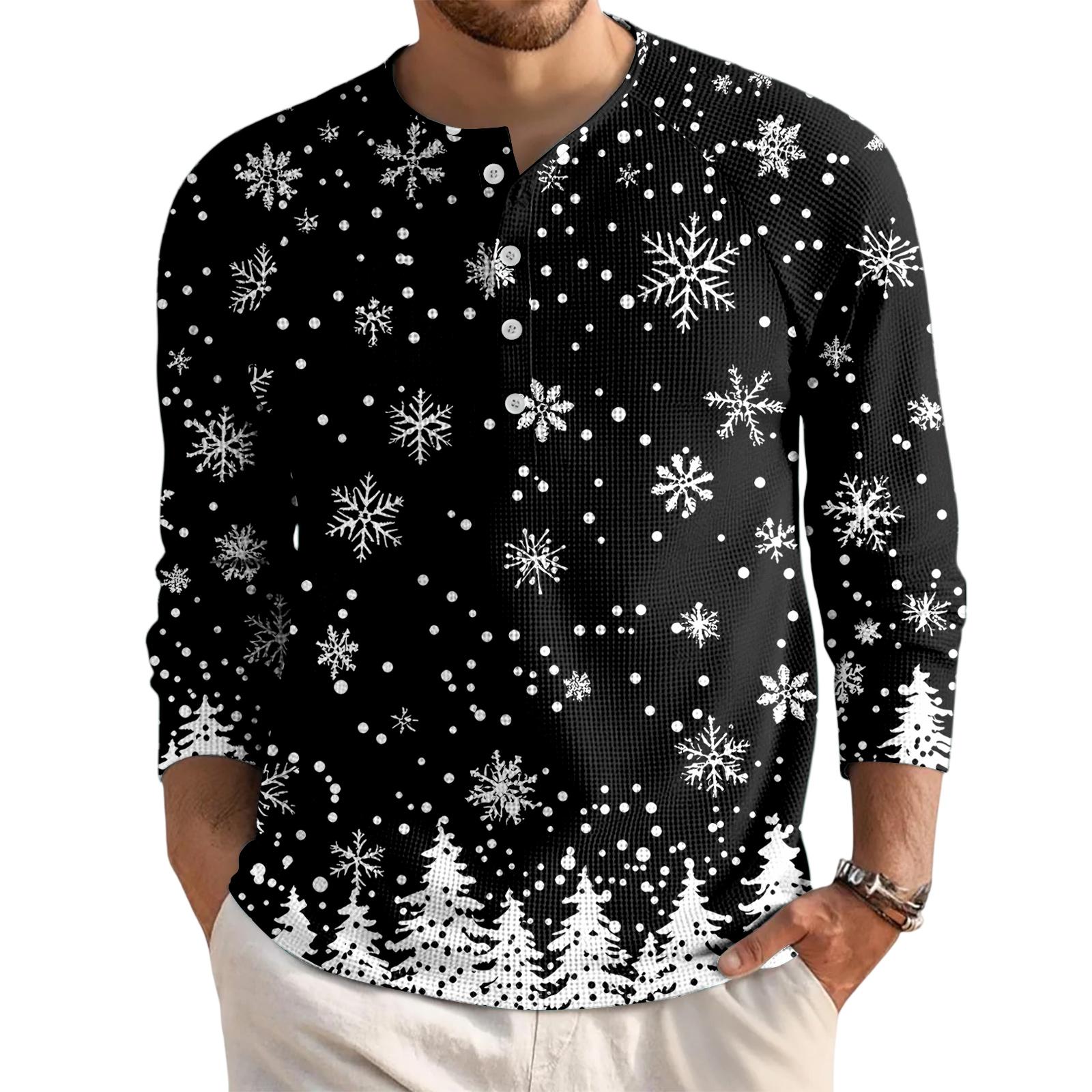 Мужской свободный повседневный топ с длинным рукавом и воротником на пуговицах XXL чёрный
Мужской свободный повседневный топ с длинным рукавом и воротником на пуговицах XXL чёрный