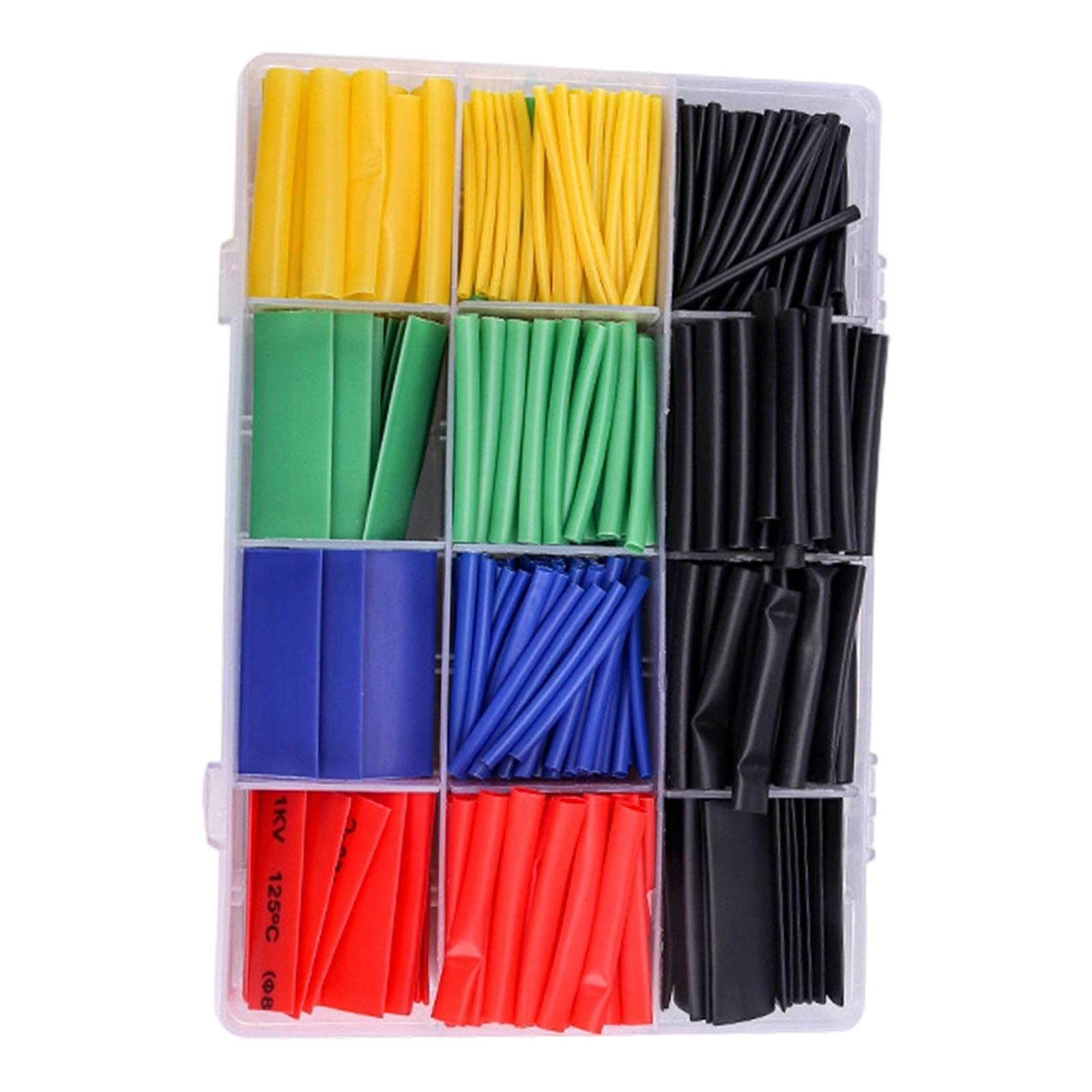 530/800Pcs Heat Shrink Tubing 2:1 Heat Shrink Tube Wire Shrink Wrap Electrical Wire Cable Wrap Assortment Kits
530/800Pcs Heat Shrink Tubing 2:1 Heat Shrink Tube Wire Shrink Wrap Electrical Wire Cable Wrap Assortment Kits