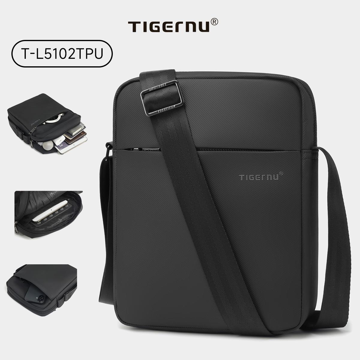 Tigernu Men Messenger Bag Високоякісна водонепроникна плечова сумка для чоловіків Сумка для ділових поїздок через плече Чоловіча міні-сумка M чорний
Tigernu Men Messenger Bag Високоякісна водонепроникна плечова сумка для чоловіків Сумка для ділових поїздок через плече Чоловіча міні-сумка M чорний