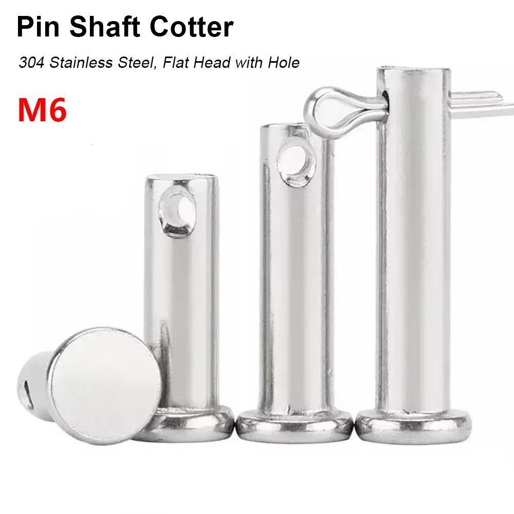 10Pcs/Set New M6 Pin Shaft Cotter Cylindrical Flat Head Positioning Pin 304 Stainless Steel T Shape Plug Pin Set 5Pcs 6x16mm
10Pcs/Set New M6 Pin Shaft Cotter Cylindrical Flat Head Positioning Pin 304 Stainless Steel T Shape Plug Pin Set 5Pcs 6x16mm