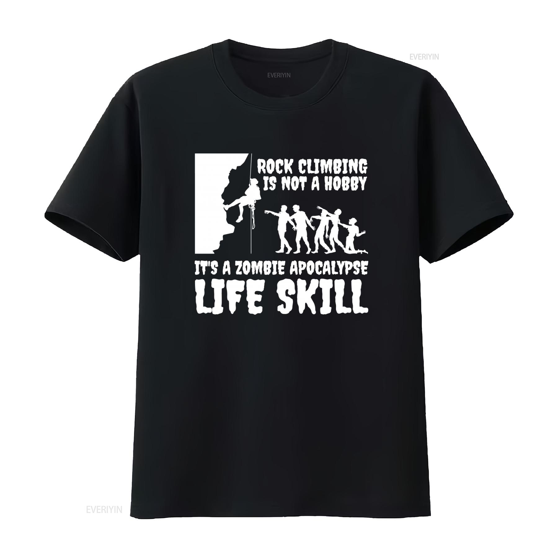 Rock Climbing Is Not A Hobby Zombie Apocalypse Life Skill Funny T Shirt For Climber Bolder Boulder Mountain Climb Bouldering 4XL
Rock Climbing Is Not A Hobby Zombie Apocalypse Life Skill Funny T Shirt For Climber Bolder Boulder Mountain Climb Bouldering 4XL