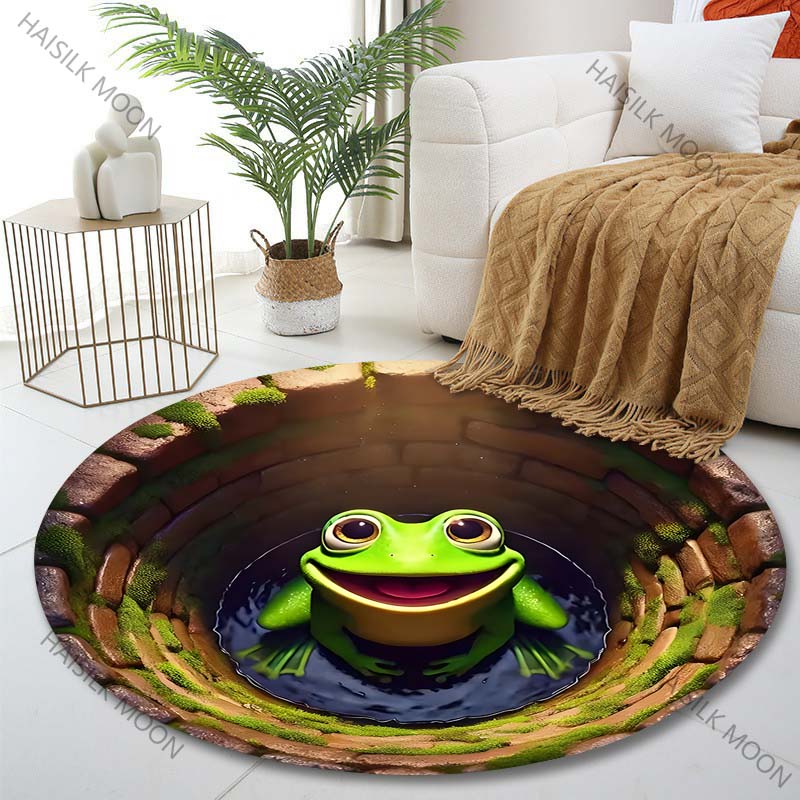 Multiple sizes Frog in a well Print Round Carpet Living Room Bedroom Table Chair Sofa Decorative Carpet Luxury gifts Diameter -60cm
Multiple sizes Frog in a well Print Round Carpet Living Room Bedroom Table Chair Sofa Decorative Carpet Luxury gifts Diameter -60cm