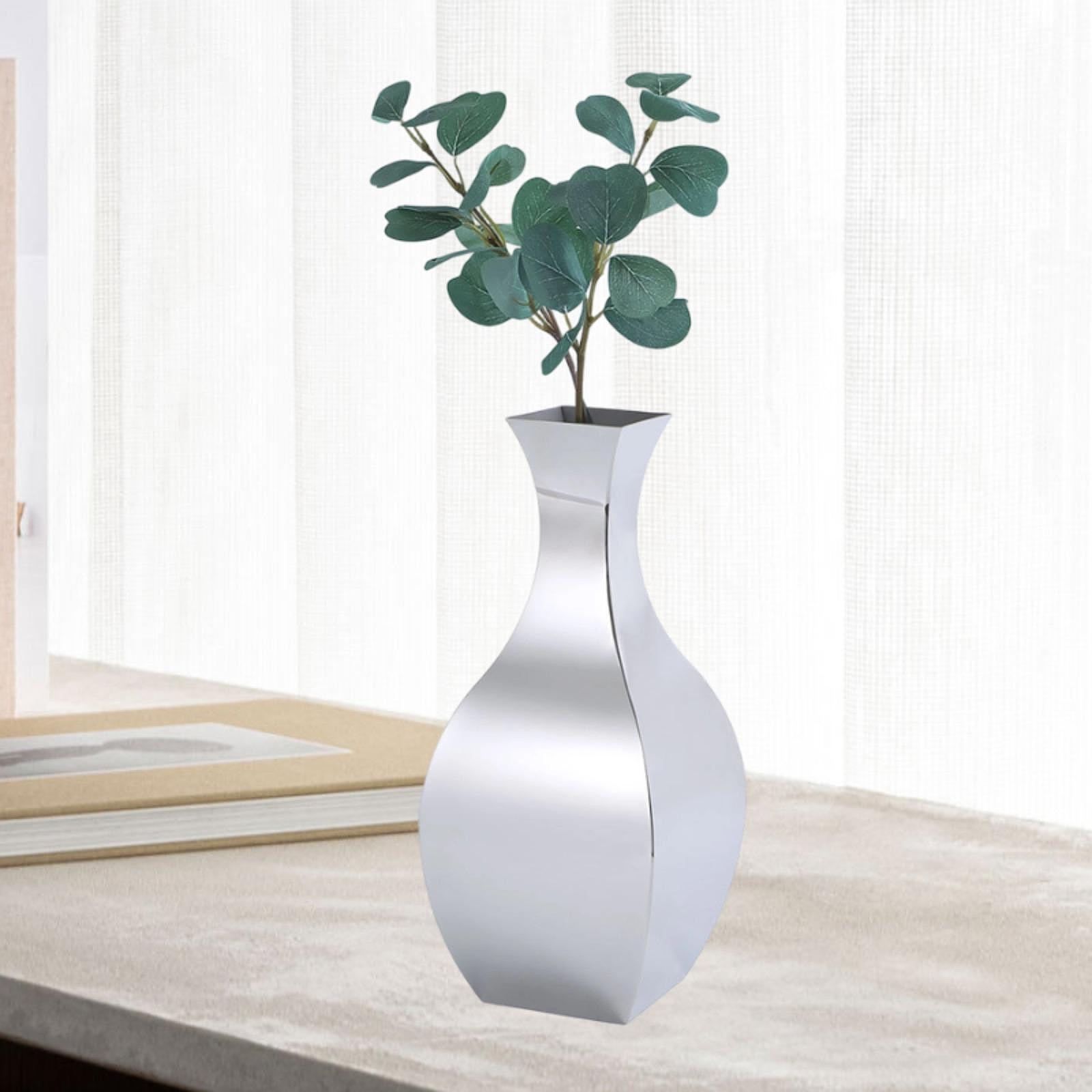 Stainless Vase High Gloss 10.8inch Tall Modern Creative Fine Craftsmanship Multifunctional Desktop Decoration
Stainless Vase High Gloss 10.8inch Tall Modern Creative Fine Craftsmanship Multifunctional Desktop Decoration