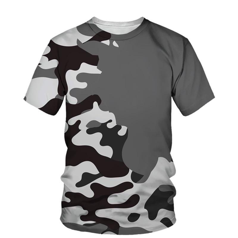 Summer Camouflage T-shirt Men s Clothing Camouflage Pattern 3D Printed T-shirt Casual Loose Version Popular Top Short Sleeved 6XL
Summer Camouflage T-shirt Men s Clothing Camouflage Pattern 3D Printed T-shirt Casual Loose Version Popular Top Short Sleeved 6XL